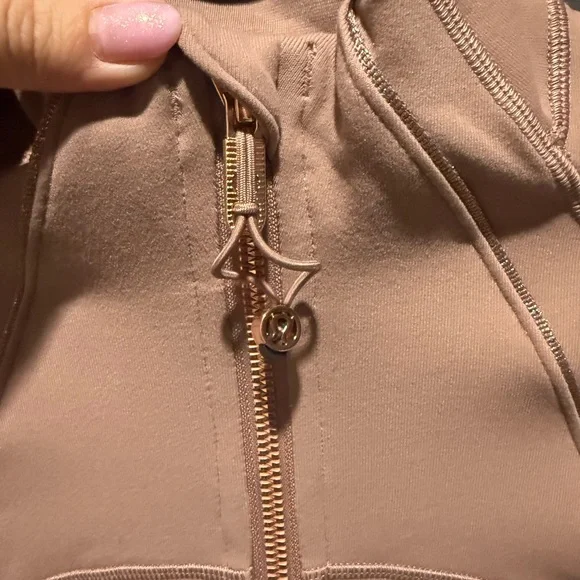 Lululemon Define Cropped Jacket - Twilight Rose / Rose Gold (Luon)*Sparkle - Picture 3 of 8
